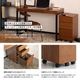 �Ծ� Walnut Desk ChestW340 ��������ʥåȥ������� ����34cm K-2547BR �֥饦�� ��Ω�� ��������������ꡦ����󥻥��Բġ��̳�ƻ����Υ�������Բġ�-FK-