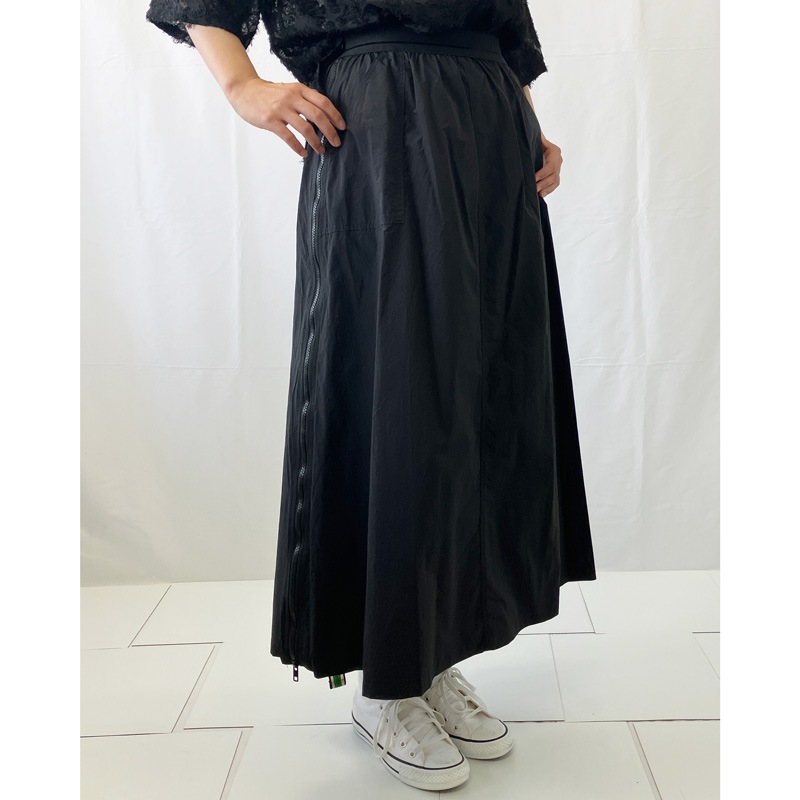 Pauline bleu ポリーヌブロー サイドZIPバイカラースカート