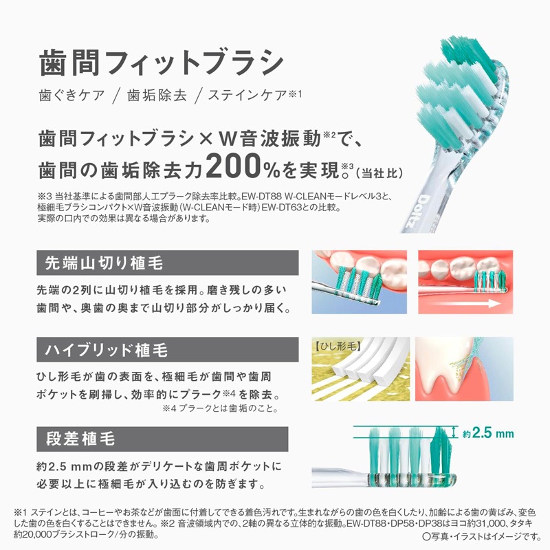 Panasonic ѥʥ˥å ɥĥץߥ Wȿưϥ֥饷 ޡ EW-DT88-K ڡ֥å JAN:4550719010068 ̳ƻ졦Υӡ-NA-