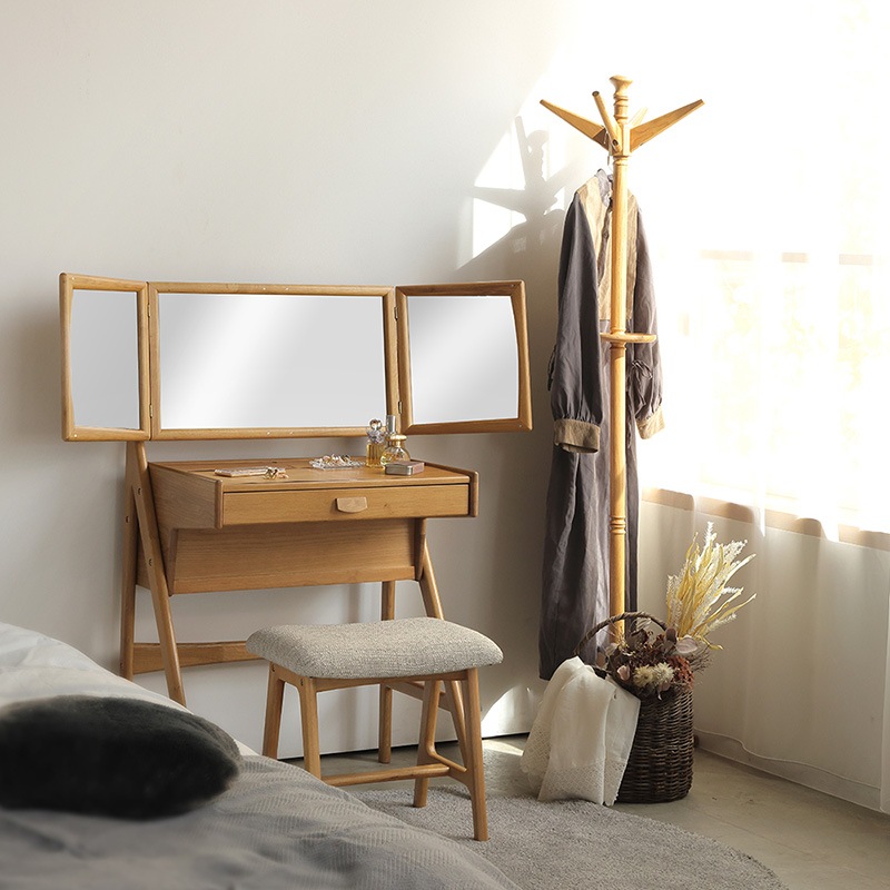 市場 Herit. ヘリット Dresser&Stool ドレッサー＆スツールセット HEM