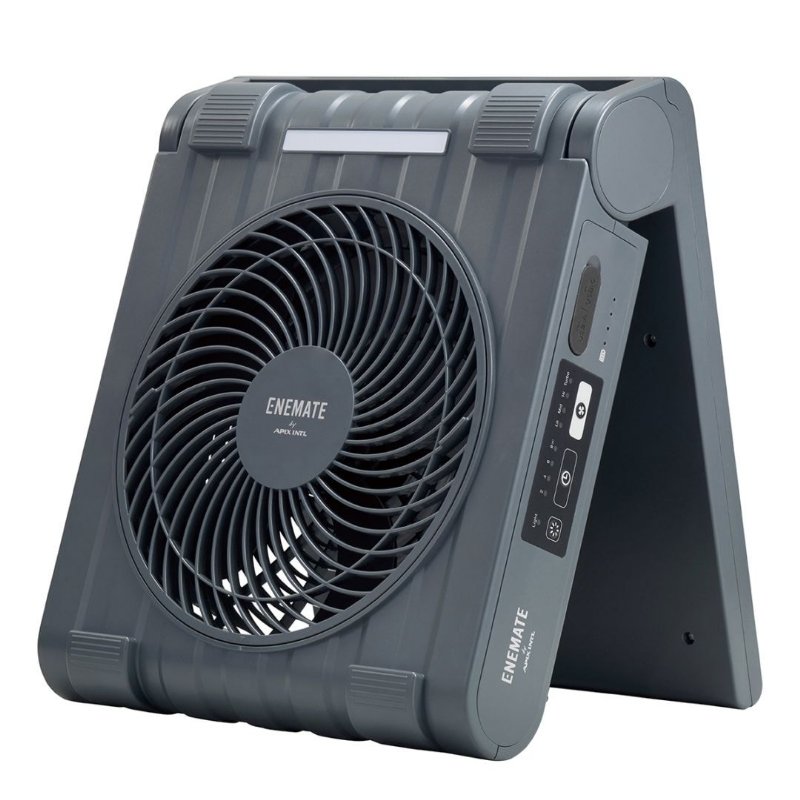 APIX ���ԥå��� ENEMATE Solar Power Fan �����顼�ѥ�ե��� APF-565L-GY JAN:4963027421516 ���̳�ƻ�����졦Υ����������ӡ�-NA-