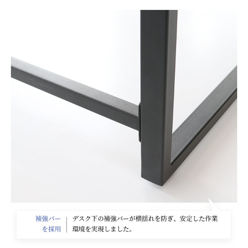 �Ծ� Simple Desk ����ץ�ǥ��� ���Ф��դ� W120cm OFT-3758NABK �ʥ�����֥�å� ��Ω�� ��������������ꡦ����󥻥��Բġ��̳�ƻ����Υ�������Բġ�-FK-