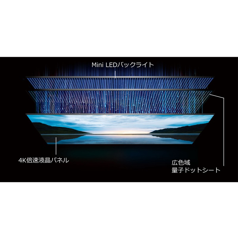 REGZA タイムシフトマシン搭載4K Mini LED液晶レグザ 75V型 75Z870N