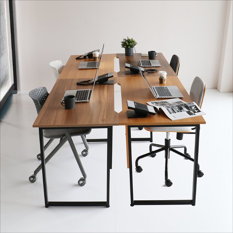 �Ծ� Free Office Desk-connect- Ϣ������ ���ե����ǥ��� OFT-3854BRBK �֥饦��֥�å� ��Ω�� ��������������ꡦ����󥻥��Բġ��̳�ƻ����Υ�������Բġ�-FK-