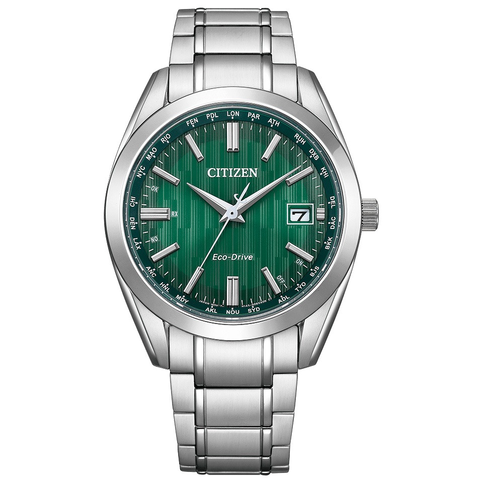 CITIZEN シチズン Eco-Drive エコドライブ 腕時計 FRA59-2431 ソーラー アナログ ブラック シルバー スクエア 四角 長方形 動作確認済み
