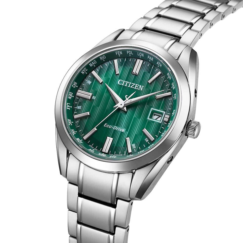 激レア　CITIZEN　シチズン　掛け時計　デッドストック　グリーン CITIZEN シチズン シチズンコレクション エコ・ドライブ CB0261-53W