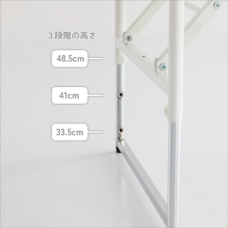 �Ծ� PLETO Folding Table 600 �⤵Ĵ��Ǥ��� 120cm��60cm �ơ��֥� PLT-3855WH �ۥ磻�� ������ ��������������ꡦ����󥻥��Բġ��̳�ƻ����Υ�������Բġ�-FK-