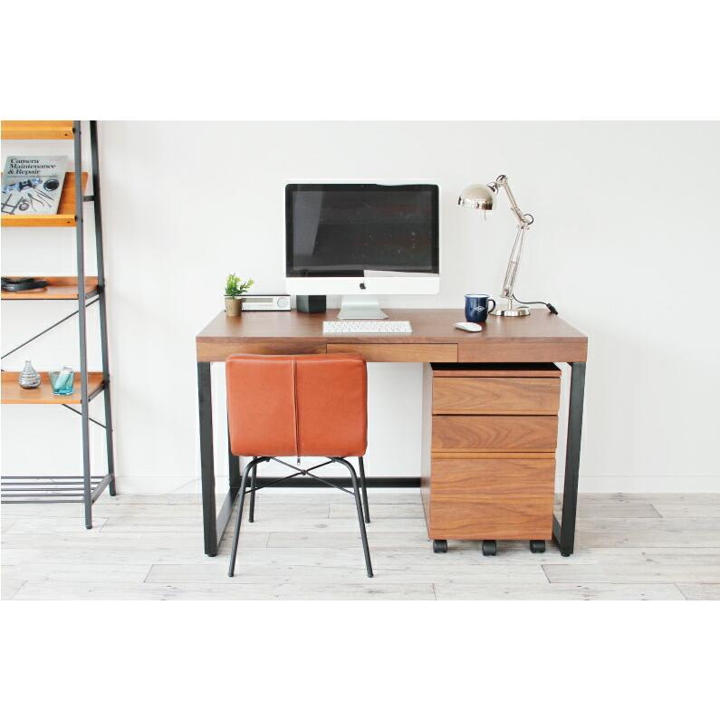 �Ծ� Walnut Desk ��������ʥåȥǥ��� ��120cm����60cm�⤵72.5cm T-2314BR �֥饦�� ��Ω�� ��������������ꡦ����󥻥��Բġ��̳�ƻ����Υ�������Բġ�-FK-