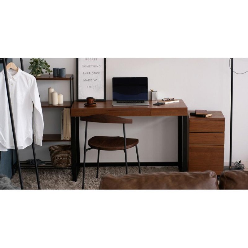 �Ծ� Walnut DeskW1100 ��������ʥåȥǥ��� ��110cm T-2546BR �֥饦�� ��Ω�� ��������������ꡦ����󥻥��Բġ��̳�ƻ����Υ�������Բġ�-FK-