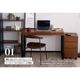 �Ծ� Walnut DeskW1100 ��������ʥåȥǥ��� ��110cm T-2546BR �֥饦�� ��Ω�� ��������������ꡦ����󥻥��Բġ��̳�ƻ����Υ�������Բġ�-FK-