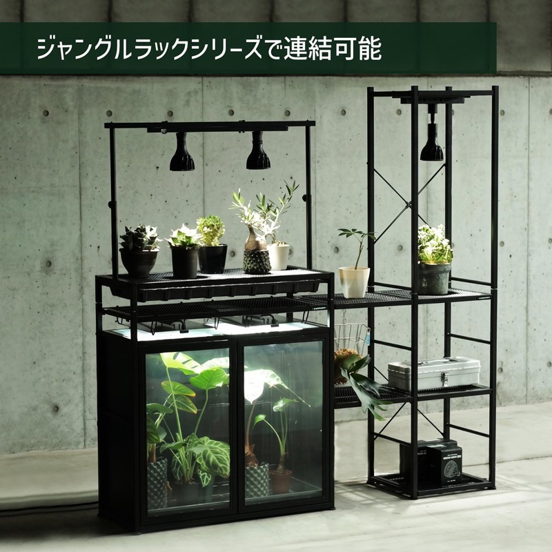 BIBIPLANTS(ビビプランツ) ジャングルラック キャビネット ガラス温室