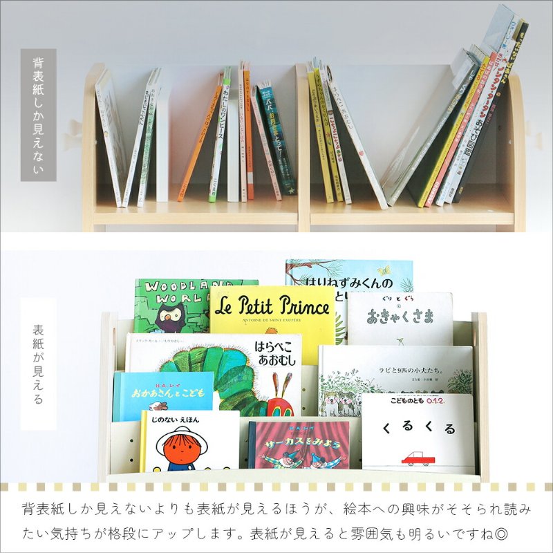 �Ծ� Kids Low Book Rack -lora- ���ܥ�å� ��Ω�� ILR-3579NA-II �ʥ����� ��������������ꡦ����󥻥��Բġ��̳�ƻ����Υ�������Բġ�-FK-