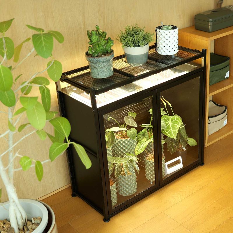 BIBILAB(ビビラボ) ビザールプランツラック キャビネット LPR-800G-BK