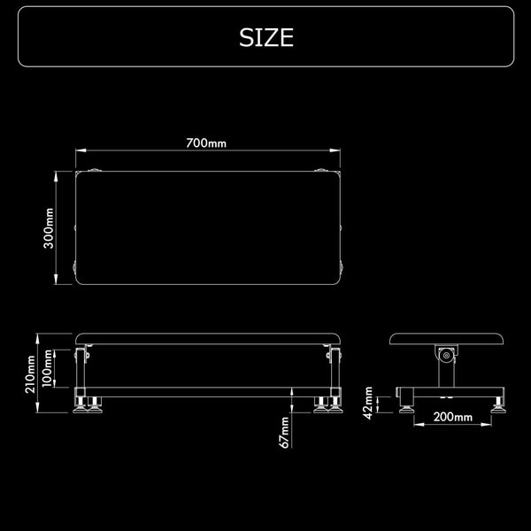 Bauhutte ����ȥեåȥ쥹�ȥ磻�� �֥�å� BFT-700-BK ����ȵ�ǽ����45�� ��70x���Ԥ�30x����4cm ��������������ꡦ����󥻥��Բġ��̳�ƻ����Υ�������Բġ� -�᡼����ľ��-