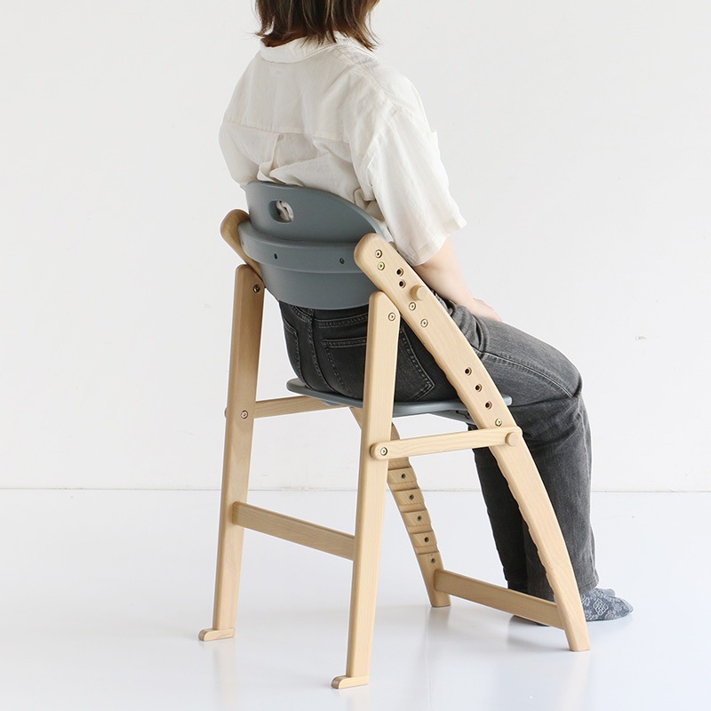 �Ծ� Folding High Chair -freddy- ��ͤޤǻȤ���ϥ������� ������ ILC-3869SGY ���ȡ��॰�졼 ��������������ꡦ����󥻥��Բġ��̳�ƻ����Υ�������Բġ�-FK-