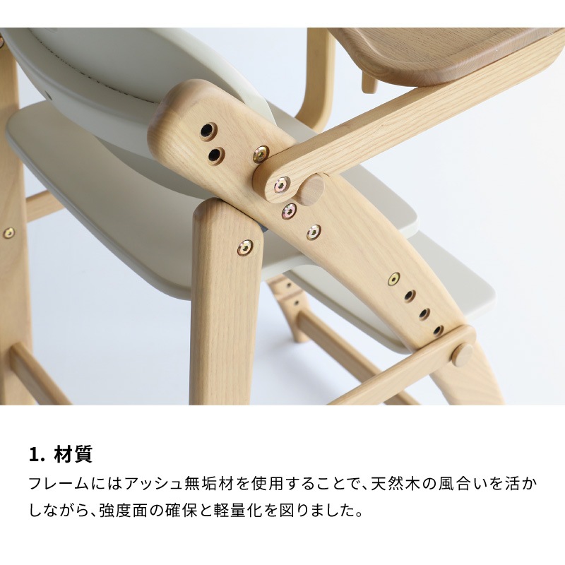 �Ծ� Folding High Chair -freddy- ��ͤޤǻȤ���ϥ������� ������ ILC-3869SGY ���ȡ��॰�졼 ��������������ꡦ����󥻥��Բġ��̳�ƻ����Υ�������Բġ�-FK-