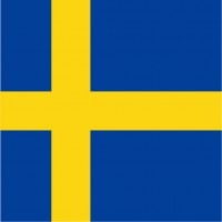 スウェーデン王国柄ミニタオル