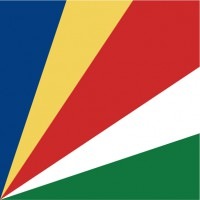 セーシェル共和国柄ミニタオル