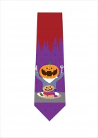 ハロウィン食事ネクタイ
