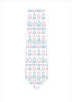 ひな飾りぎっしりネクタイ