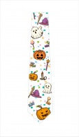 紙吹雪舞うハロウィンネクタイ