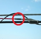 ケーブルガイダー用接続コネクタ_ロッド先端補修部品（ｹｰﾌﾞﾙｶﾞｲﾀﾞｰ本体､ﾛｰﾌﾟ接続ﾘﾝｸﾞ､ｼﾞｮｲﾝﾄ金具､接続する部品）