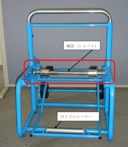 光ケーブルドラムリール用シャフト　TSR-2000S用