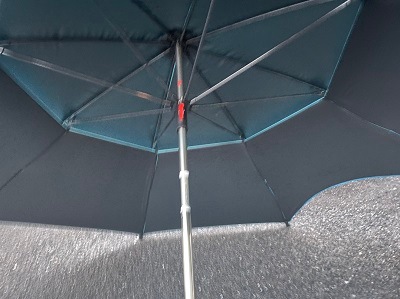 日除け向け バケット取付用パラソル 直径2.0m SB-20 バケット水穴差し込み可能な先鋭改良型 取付金具は別途ご購入ください