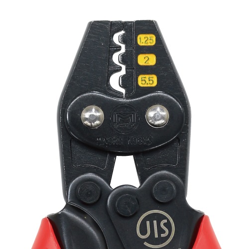 ハンドプレス　裸圧着端子・スリーブ・ドロップケーブルガイド用　MH-5