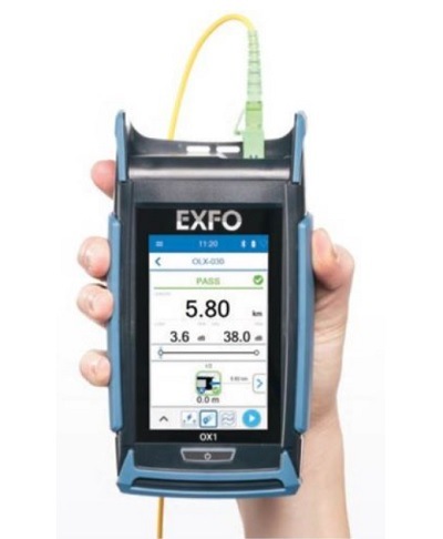 ファイバ距離をOTDRの波形ではなく、シンプルな数値で表現 3秒でファイバテストが可能 光源、パワーメータ機能まで付いた 光ファイバマルチメータ OX1