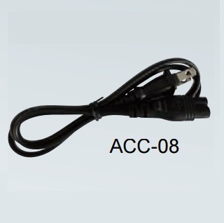 HJS-02/03/RS03/12R用AC電源ｺ-ﾄﾞ　ACC-08