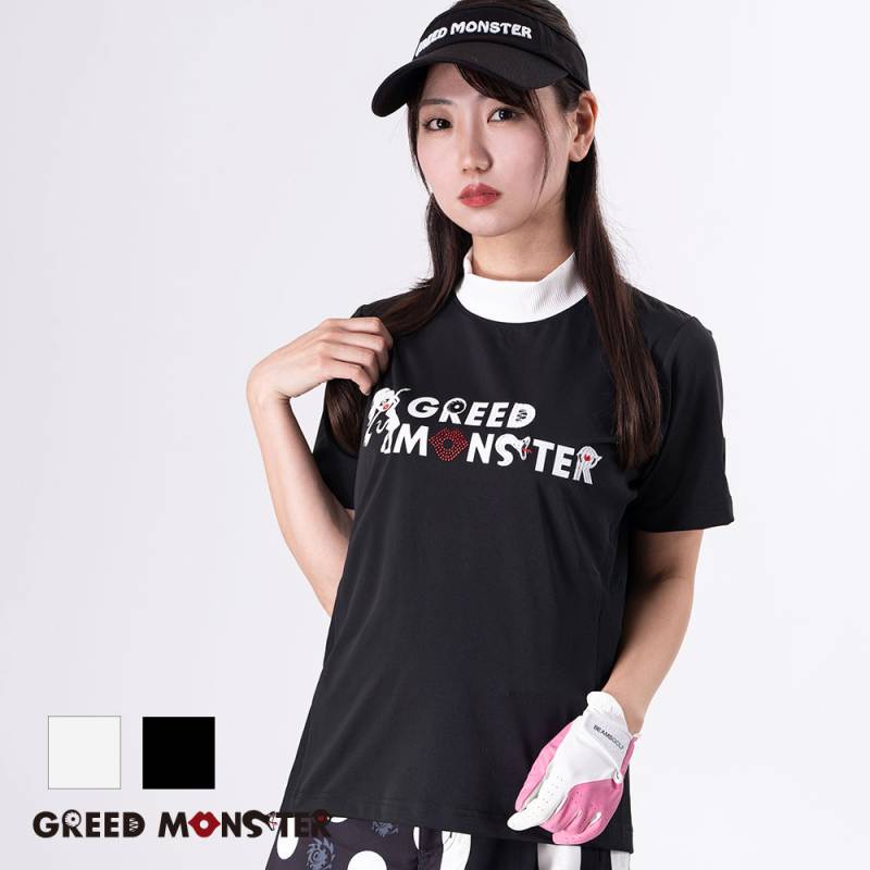 【GREED MONSTER】グリードモンスター Multi pattern モックネックTシャツ