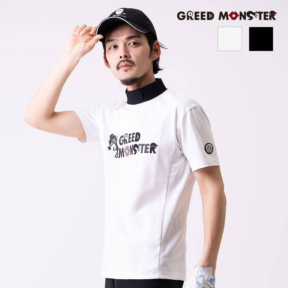 【GREED MONSTER】グリードモンスター Multi pattern モックネックTシャツ