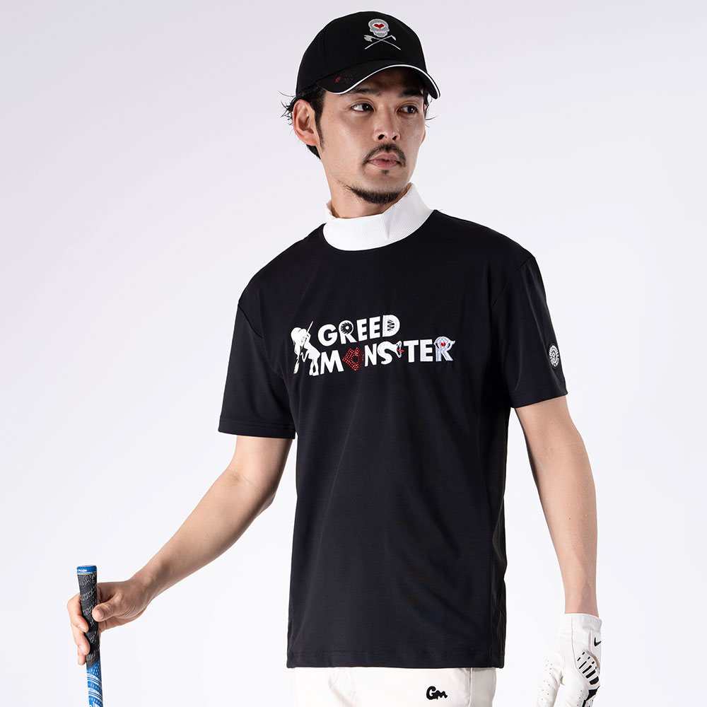 【GREED MONSTER】グリードモンスター Multi pattern モックネックTシャツ