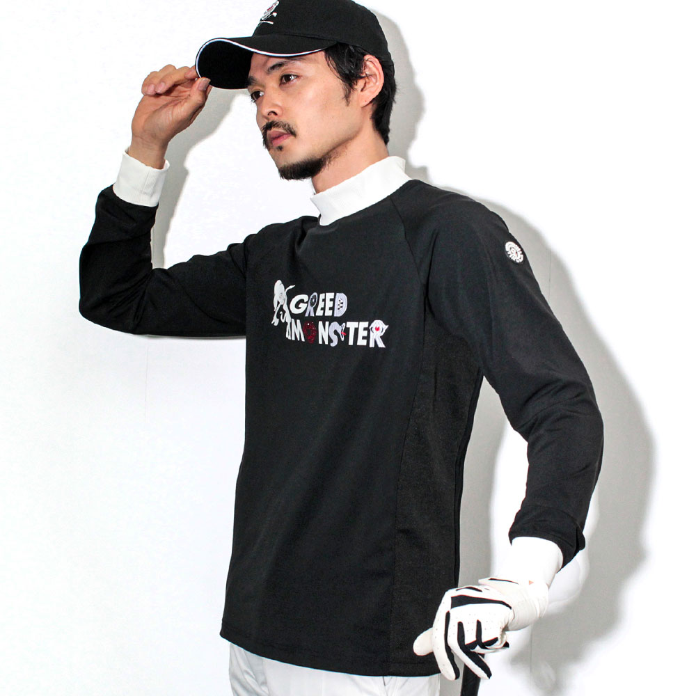 【GREED MONSTER】グリードモンスター Multi pattern モックネック長袖カットソー
