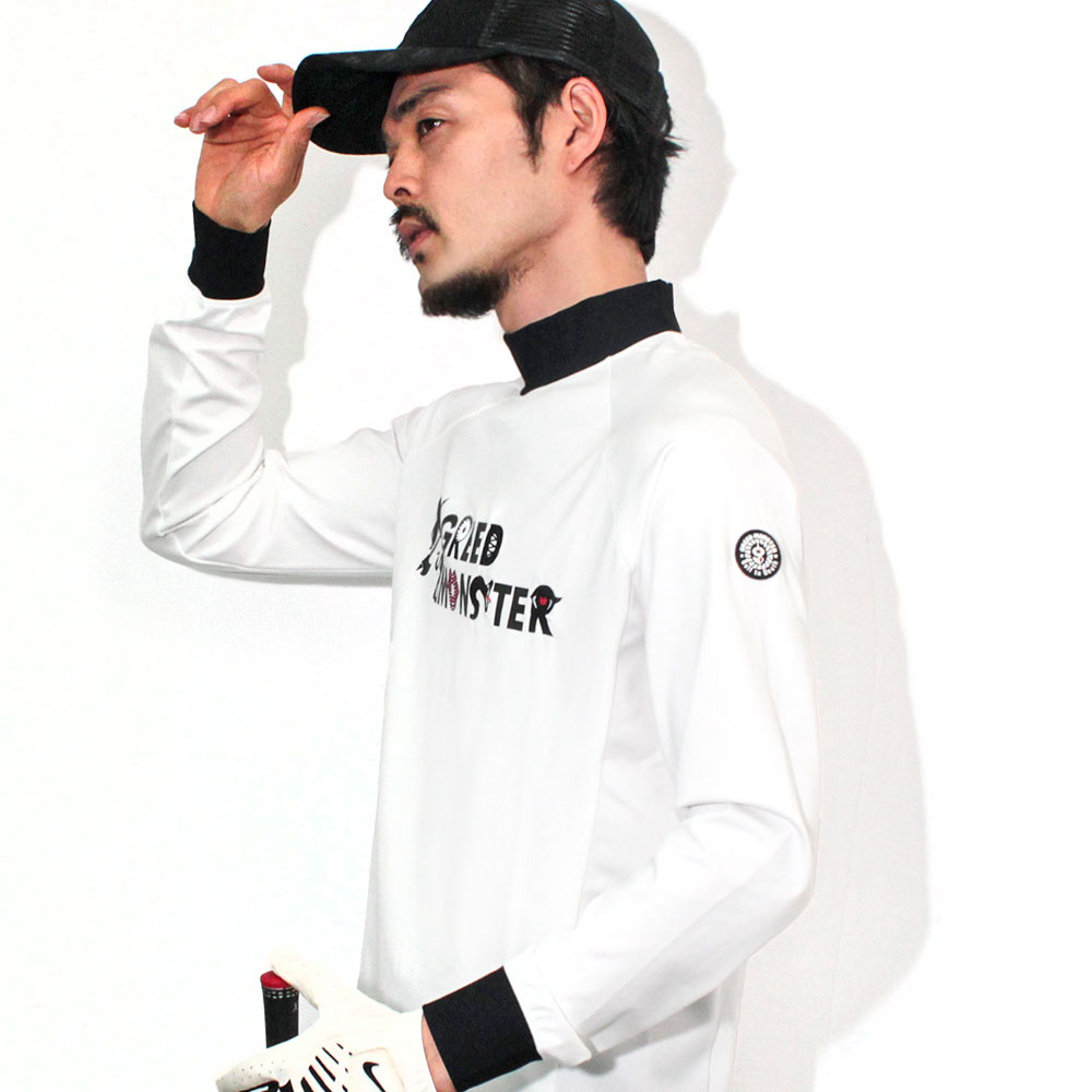 【GREED MONSTER】グリードモンスター Multi pattern モックネック長袖カットソー