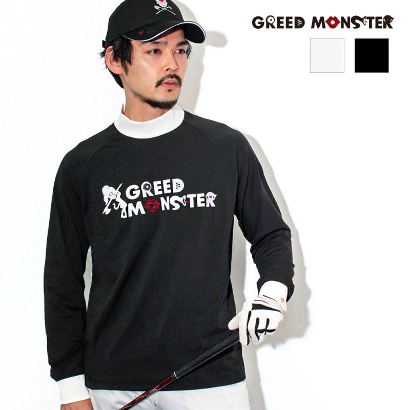 【GREED MONSTER】グリードモンスター Multi pattern モックネック長袖カットソー