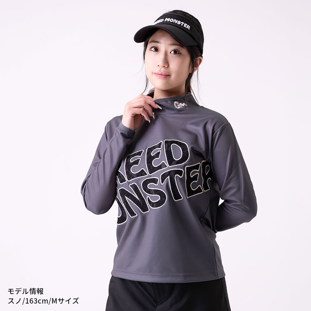 GREED MONSTER】グリードモンスター RACE PATCH モックネック長袖