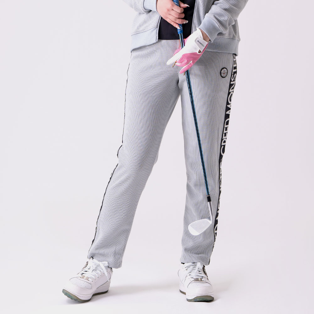 【GREED MONSTER】グリードモンスター LOGO TAPE ワッフルパンツ