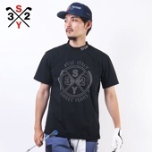 DOT PRINT EMB モックネックTシャツ【SY-32】