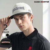2トーンロゴフラットCAP【GREED MONSTER】