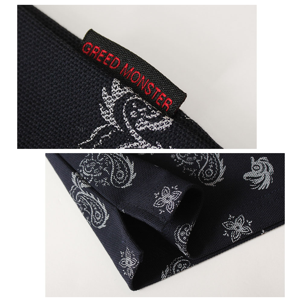 グラデーションモンスターモノグラム半袖ポロシャツ【GREED MONSTER】