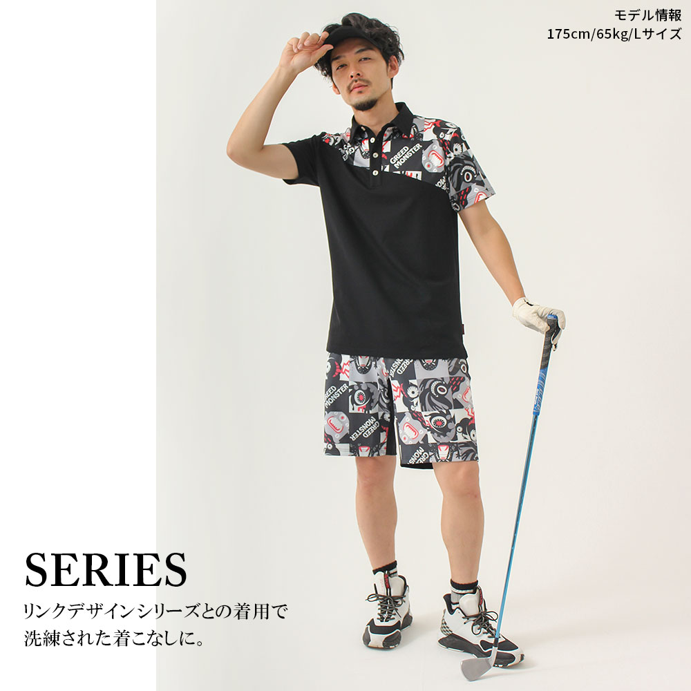 14th addiction レザー切り替えショーツ