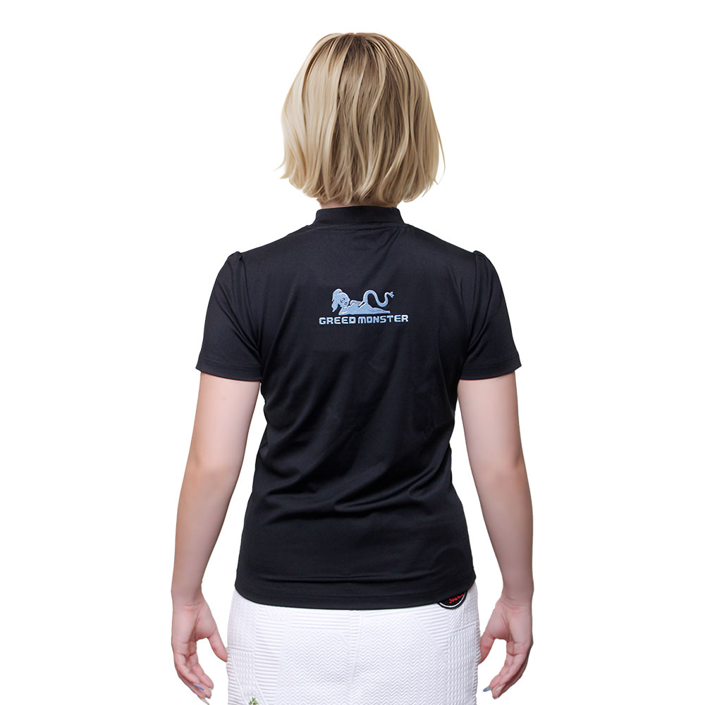 デニムポケットチェーンモックネック半袖カットソー【GREED MONSTER】