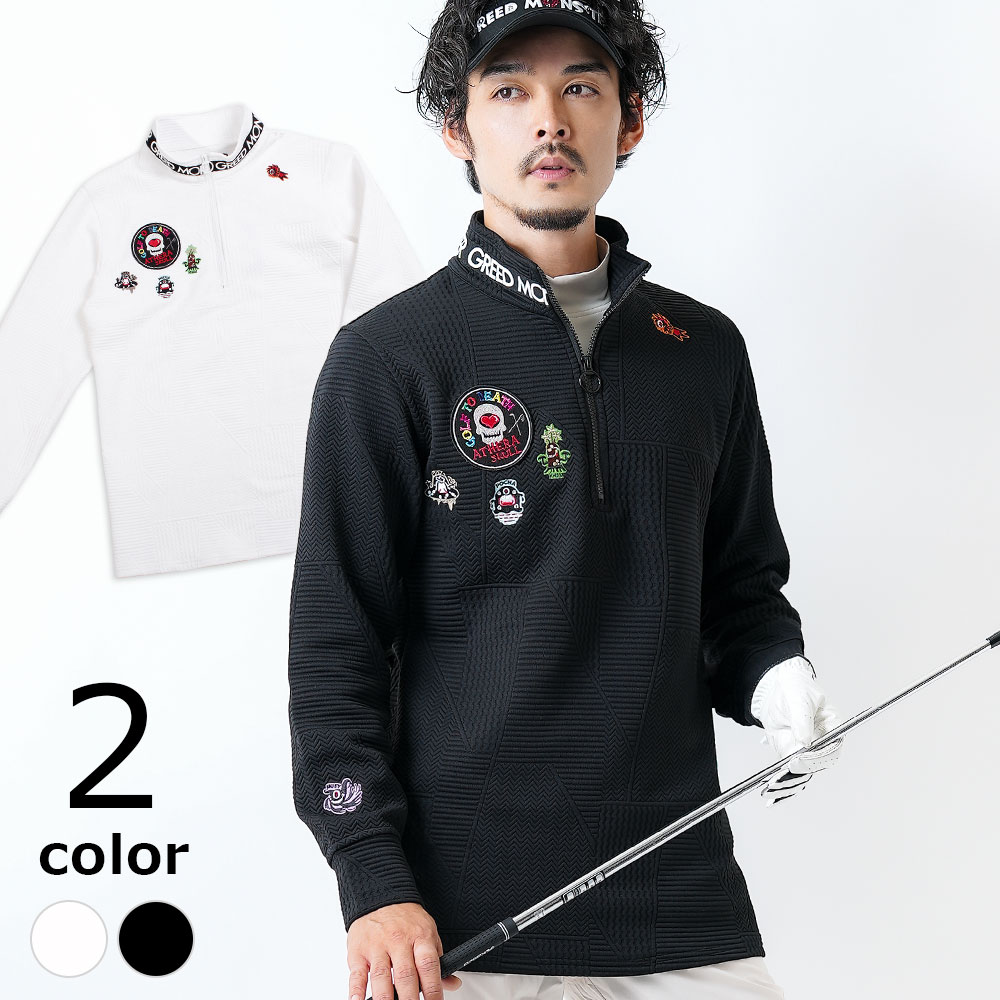 ジャガード ロゴ テープ スタンドカラー ジャケット【GREED MONSTER】 