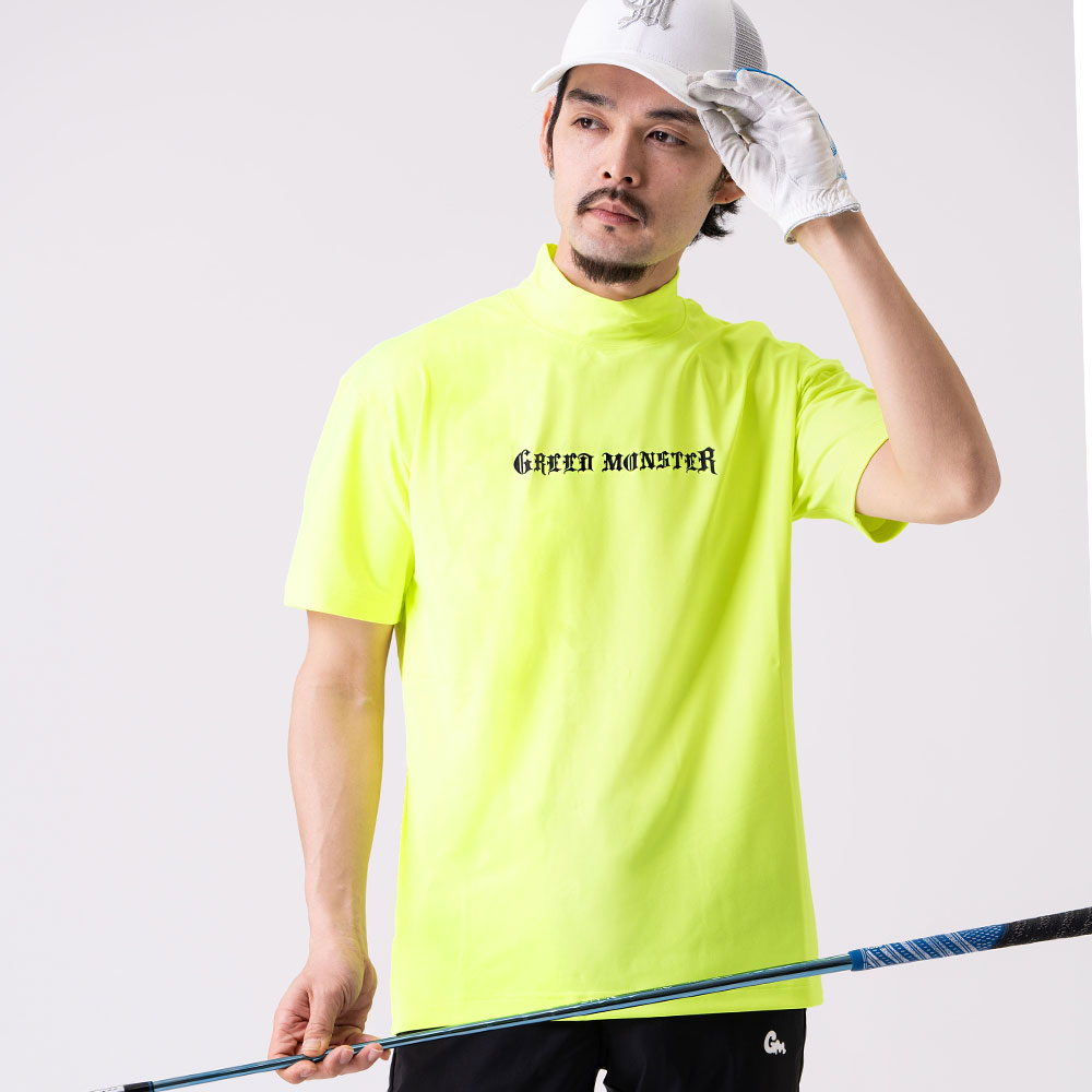 【GREED MONSTER】グリードモンスター GEKIRIN ATHERA ネオンカラーモックネックTシャツ