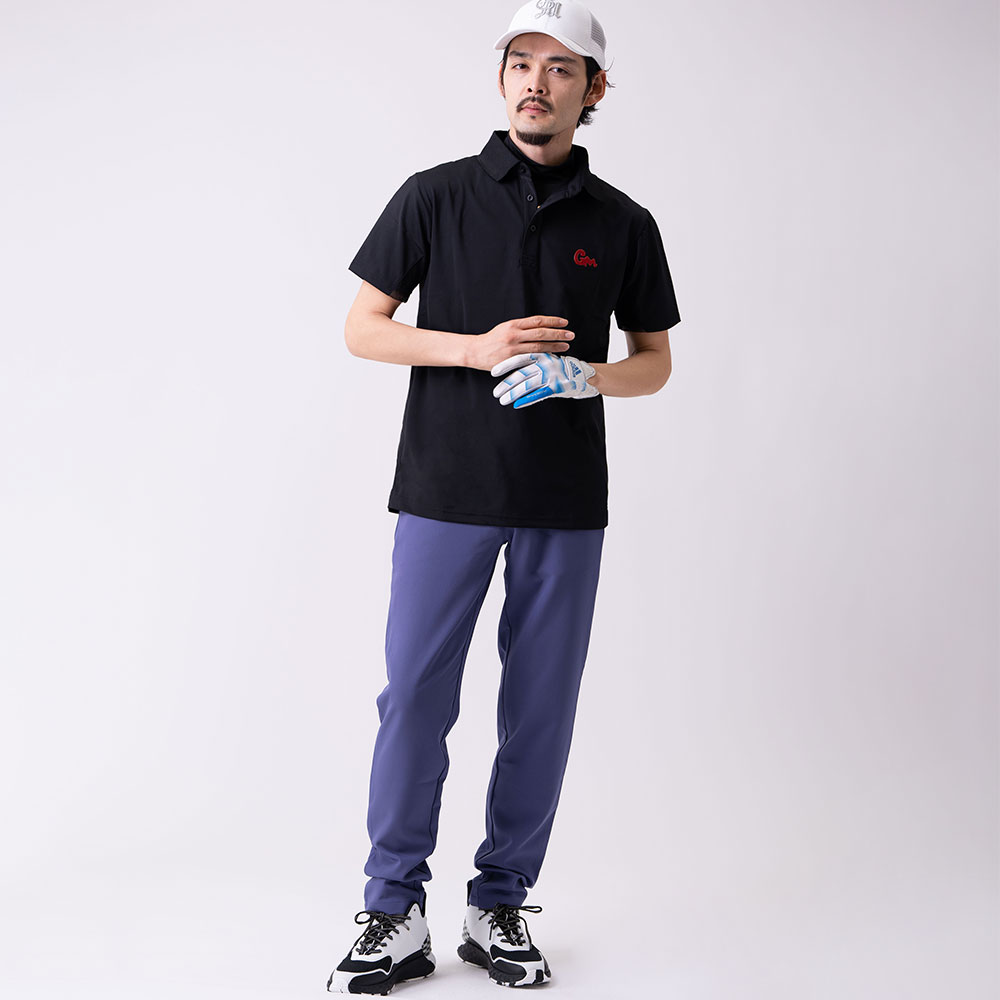 GREED MONSTER】グリードモンスター Back body panel print ポロシャツ