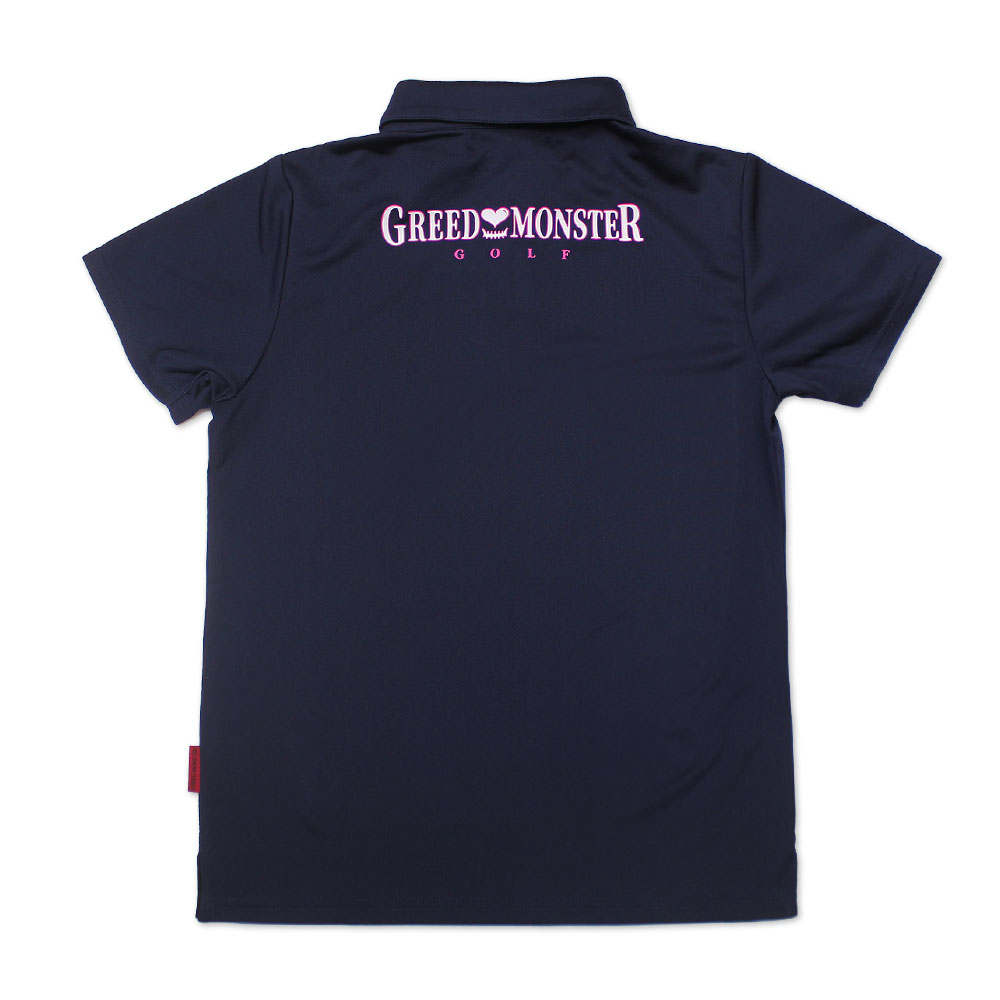 国産2層プリント半袖ポロシャツ【GREED MONSTER】
