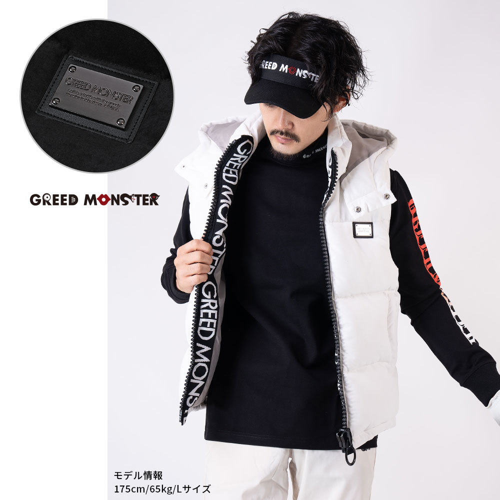 ポリピーチ 中綿ベスト【GREED MONSTER】