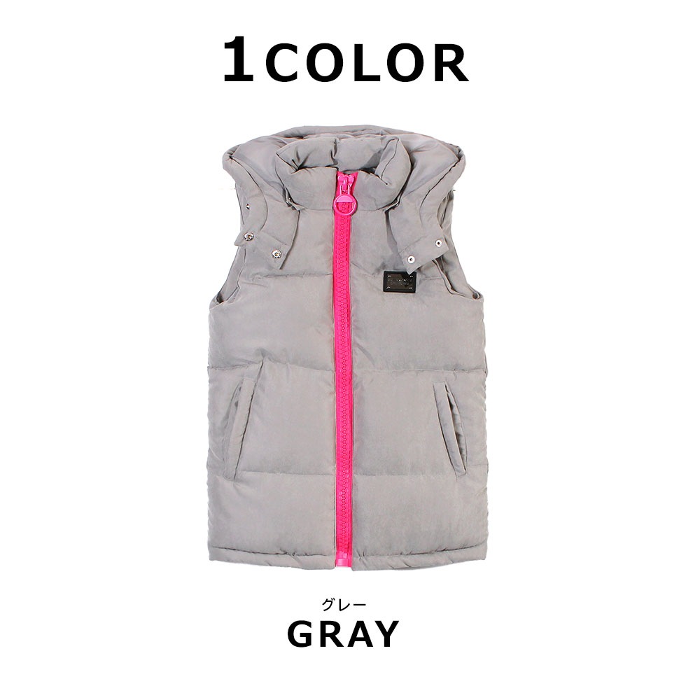 ポリピーチ 中綿ベスト【GREED MONSTER】
